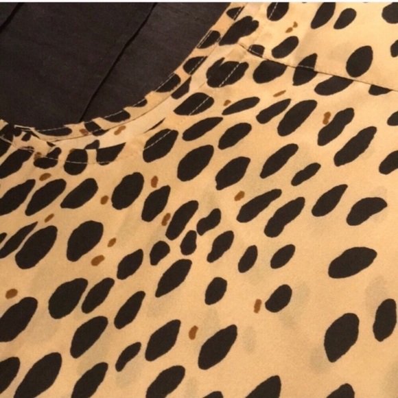 J. Crew wildcat sleeveless blouse cheetah leopard - Picture 6 of 8